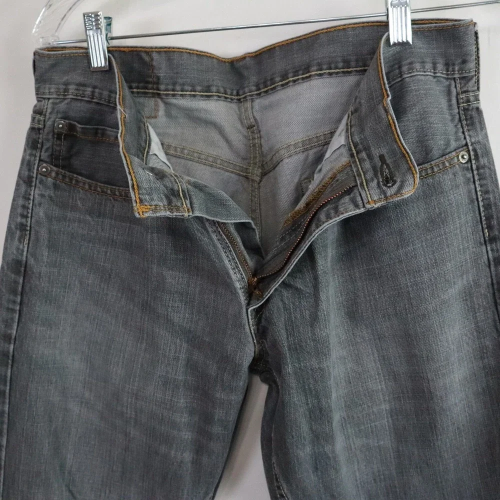 Levi's‎ 514 Jeans Mens 33x30 Straight Fit 5-Pocket Cotton Denim Gray